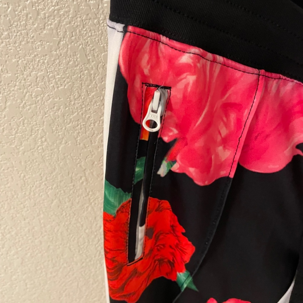 PAM & GELA Floral Print Track Cigarette Pant Size P/Small - Picture 5 of 13
